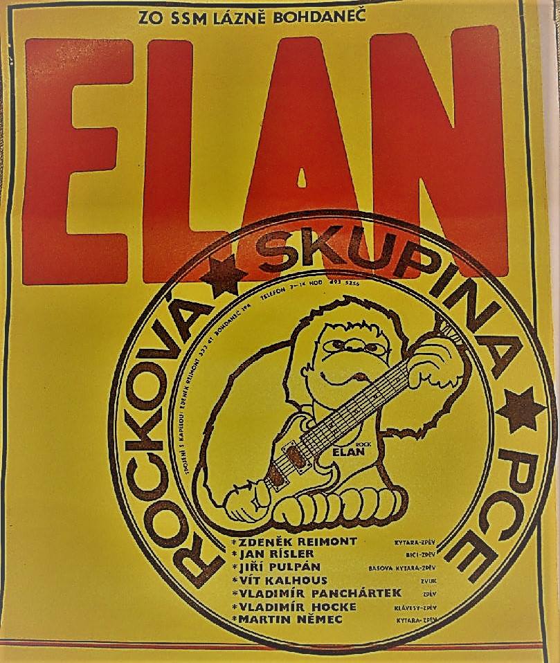 Plakát kapely Elán