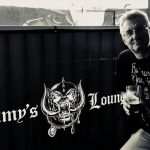 Jan Zahradil v baru Lemmy´s Lounge, Rainbow Bar and Grill, Los Angeles. Léto 2018.