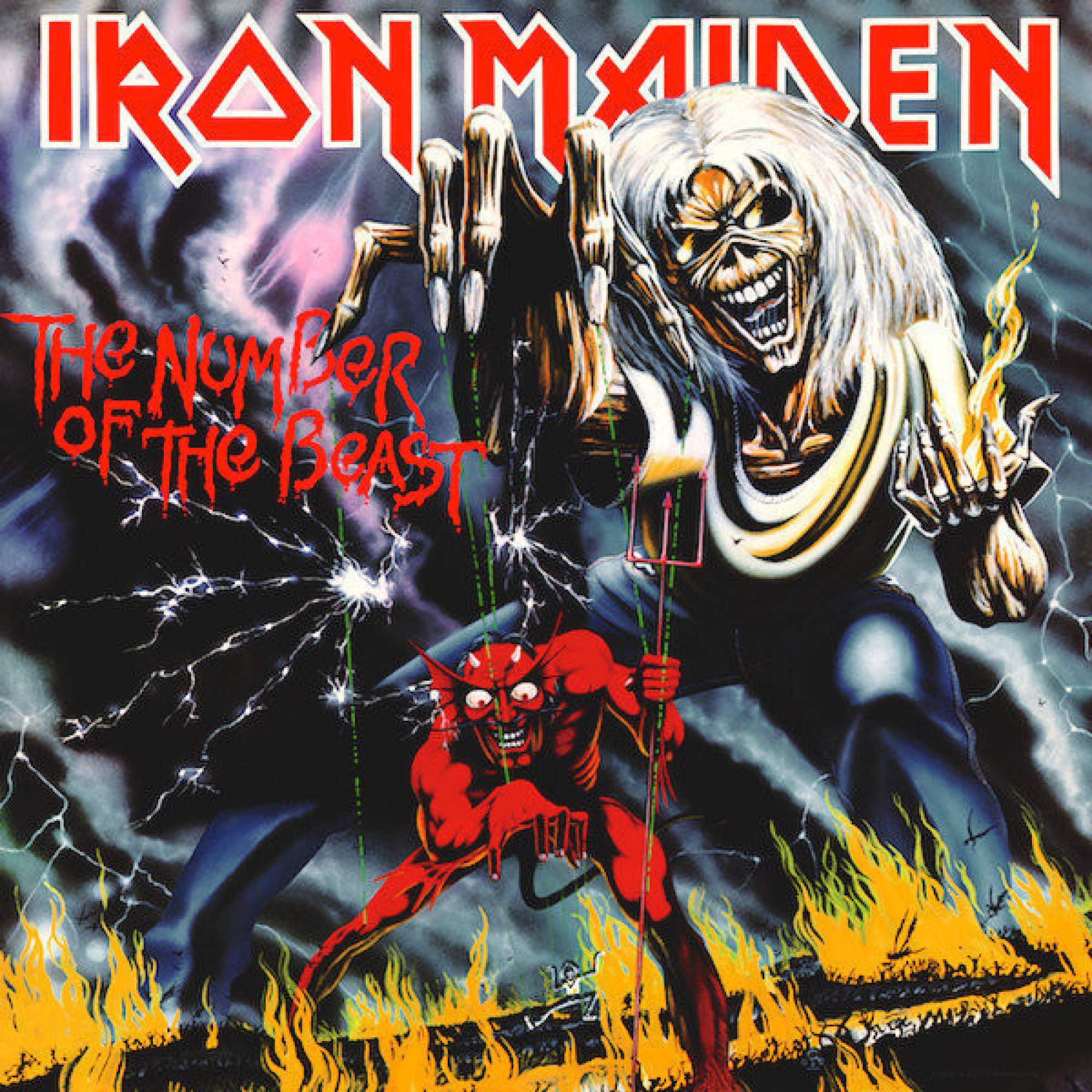 Iron Maiden: The Number Of The Beast (šedá verze obalu)