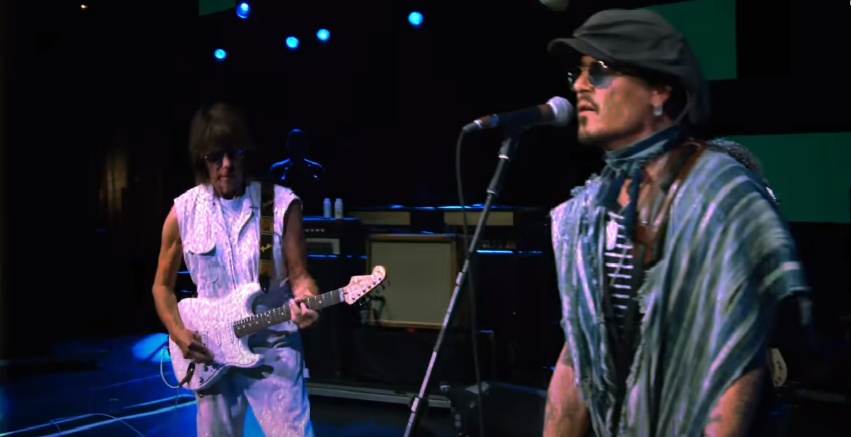 Jeff Beck a Johnny Depp